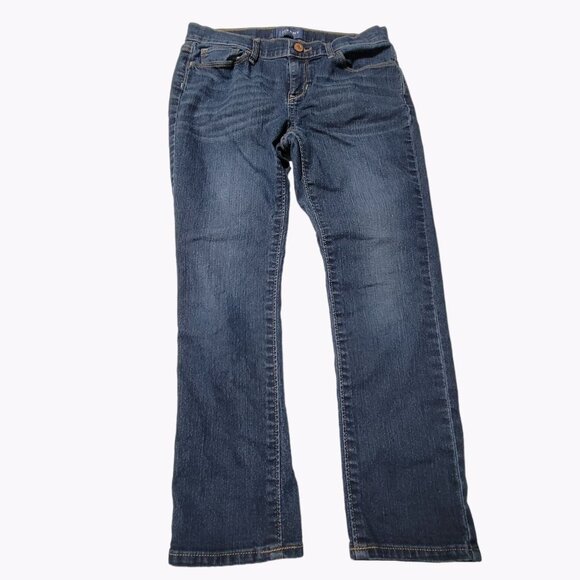 Old Navy Skinny Jeans Girls Size 14 Dark Wash Denim Pants - Picture 1 of 4